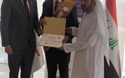 زياد خلف يتسلم الجائزة الدولية لقادة المجتمع في الإقتصاد والإستثمار