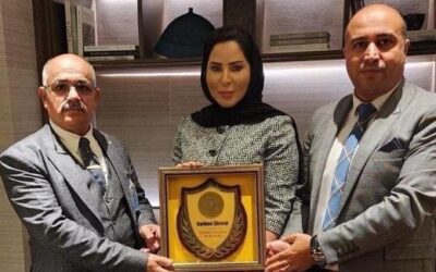 العربي الأوروبي يكرّم شيخة الكبيسي بالدرع الذهبي للعمل الإنساني
