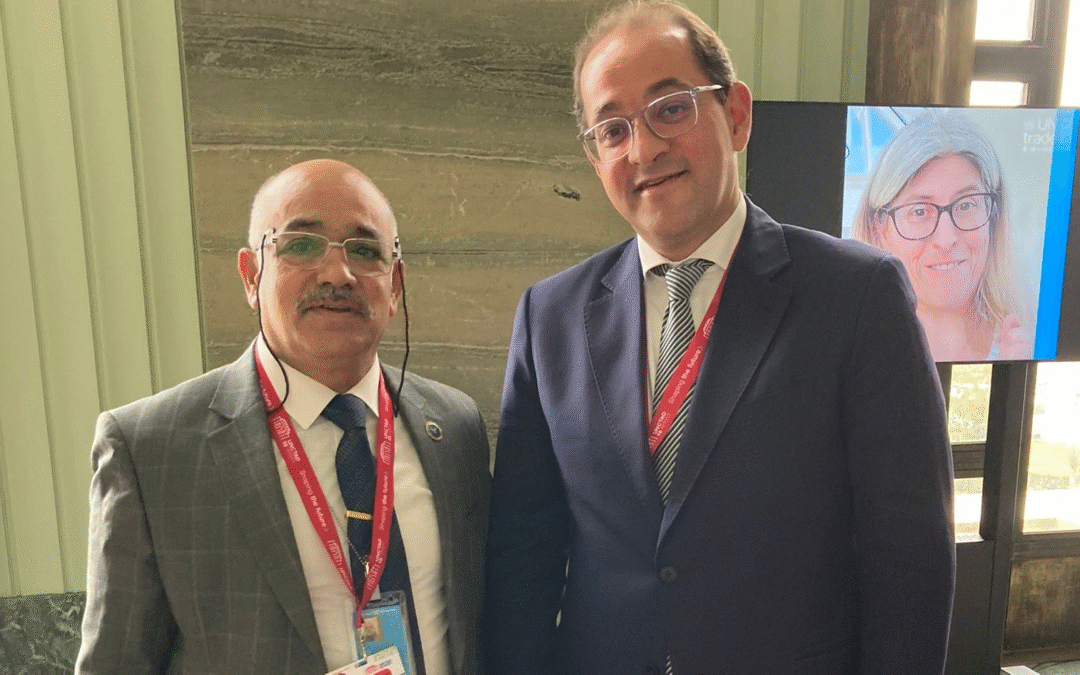 الأمين العام للمركز يلتقي بوزير المالية المصري علي هامش مؤتمر الأمم المتحدة السادس عشر للتجارة والتنمية