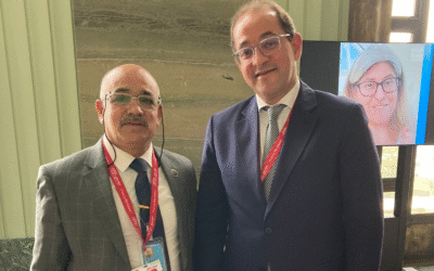 الأمين العام للمركز يلتقي بوزير المالية المصري علي هامش مؤتمر الأمم المتحدة السادس عشر للتجارة والتنمية