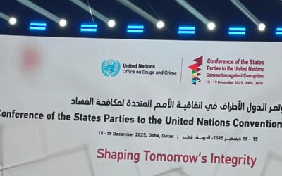 المركز العربي الأوروبي يشارك كمراقب في مؤتمر الدول الأطراف باتفاقية الأمم المتحدة لمكافحة الفساد بالدوحة